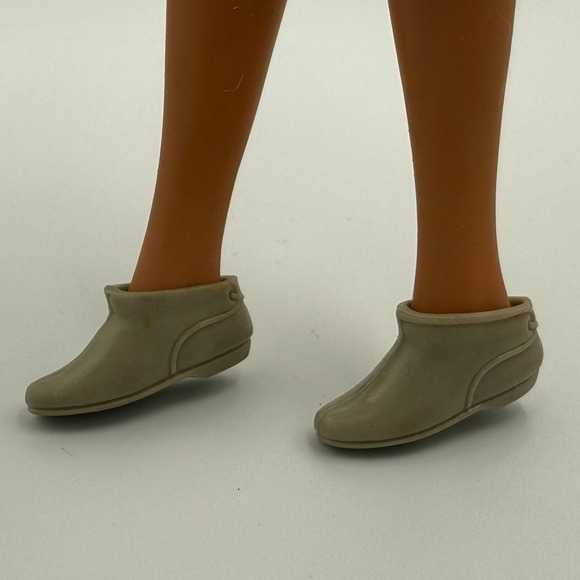 Vintage Skipper Francie Barbie Doll Gray Ankle Boots Japan MINTY ~ 1960's - Picture 6 of 6